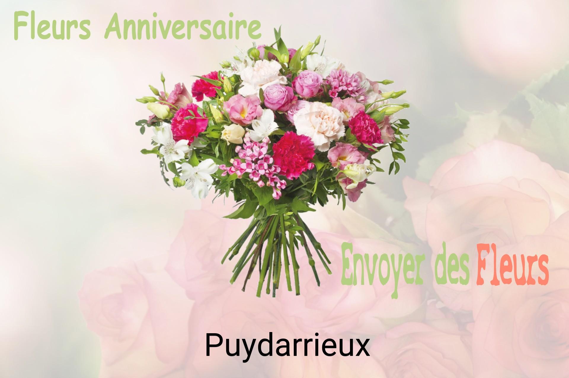 Bouquet de fleurs d’anniversaire livré à Puydarrieux